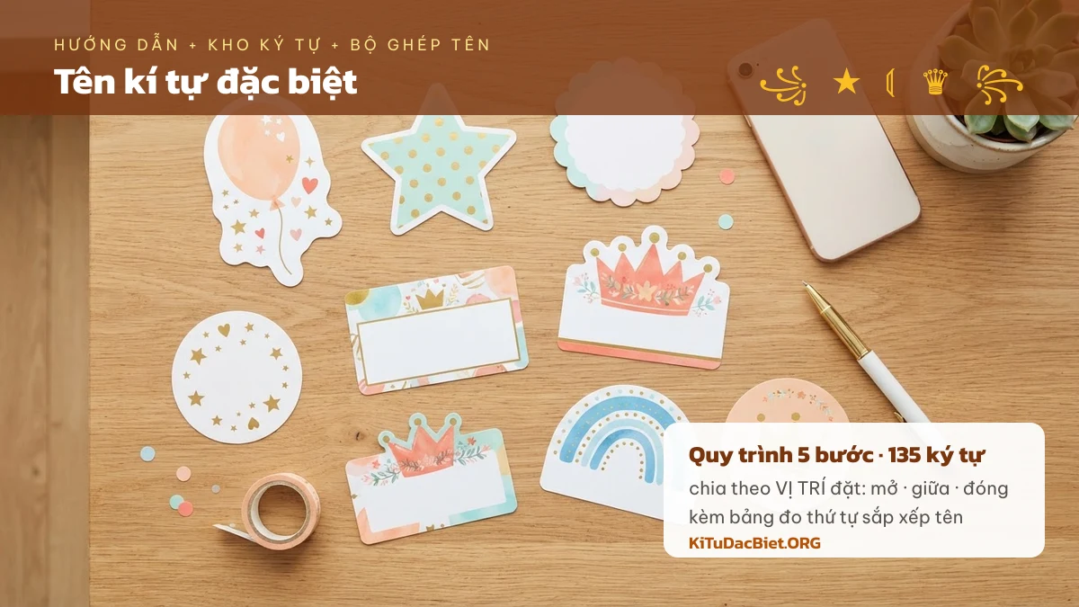 Tên kí tự đặc biệt — hướng dẫn đặt tên đẹp và kho ký tự chép 1 chạm